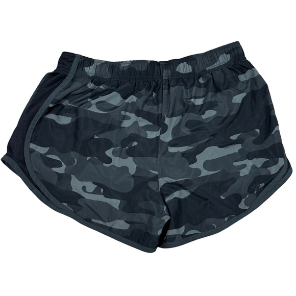 Nike Dri-FIT Tempo Running Shorts Women's Medium Camo Lined Athletic Black Gray - Picture 3 of 13